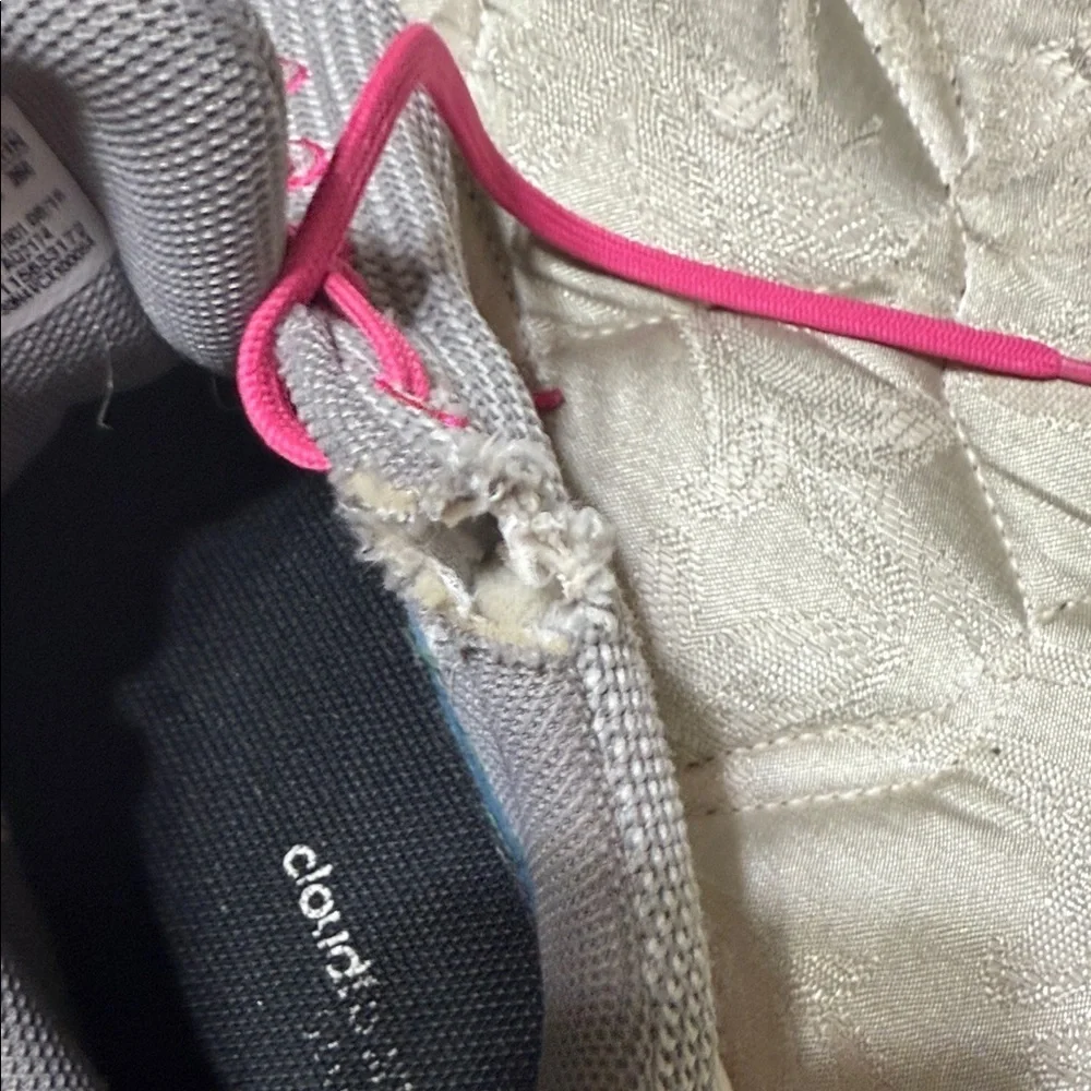 Adidas Gray and Pink Women's Sneakers